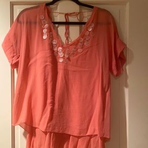 Banana Republic silk summer top